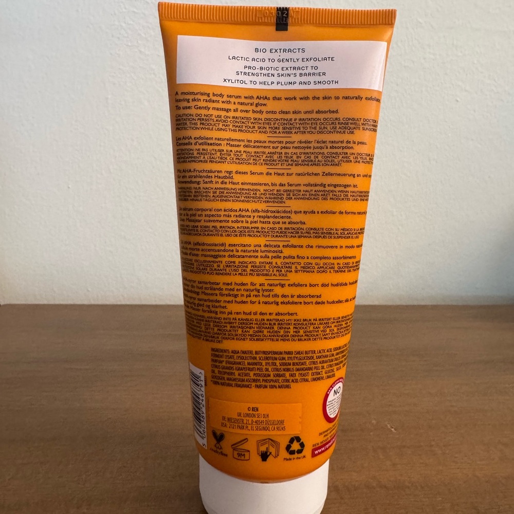 REN AHA Smart Renewal Body Serum 200 ml - Picture 4 of 4